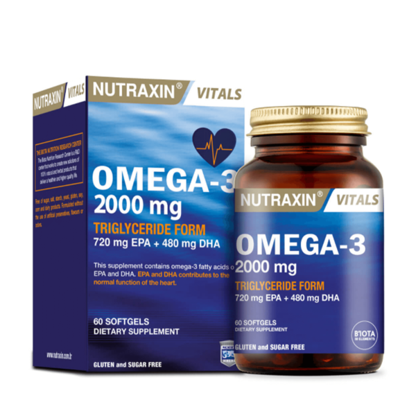 Nutraxin Omega 3 2000 Mg 60 Kapsül